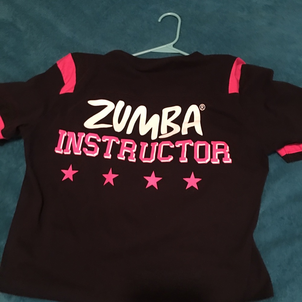 Zumba Fitness Cropped Instructor tee